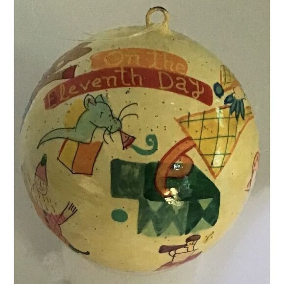 🎄 Hand-Painted “12 Days of Christmas” Ornaments – Set of 5 - Picture 9 of 11